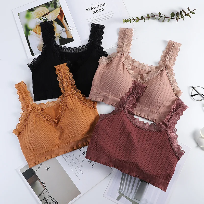 Sexy Lace Bralette Tube Tops Bandeau Summer Women Lace Bra Tanks Crop Tops Bandeau Girl Underwear Solid Color Camisole Ladies
Sexy Lace Bralette Tube Tops Bandeau Summer Women Lace Bra Tanks Crop Tops Bandeau Girl Underwear Solid Color Camisole Ladies