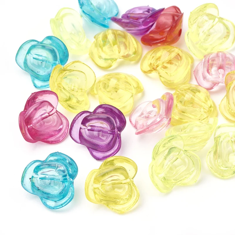 500g Transparent Acrylic Beads, Flower, Mixed Color, 13.5x14x7mm, Hole: 1.5mm, about 1310pcs/500g
500g Transparent Acrylic Beads, Flower, Mixed Color, 13.5x14x7mm, Hole: 1.5mm, about 1310pcs/500g