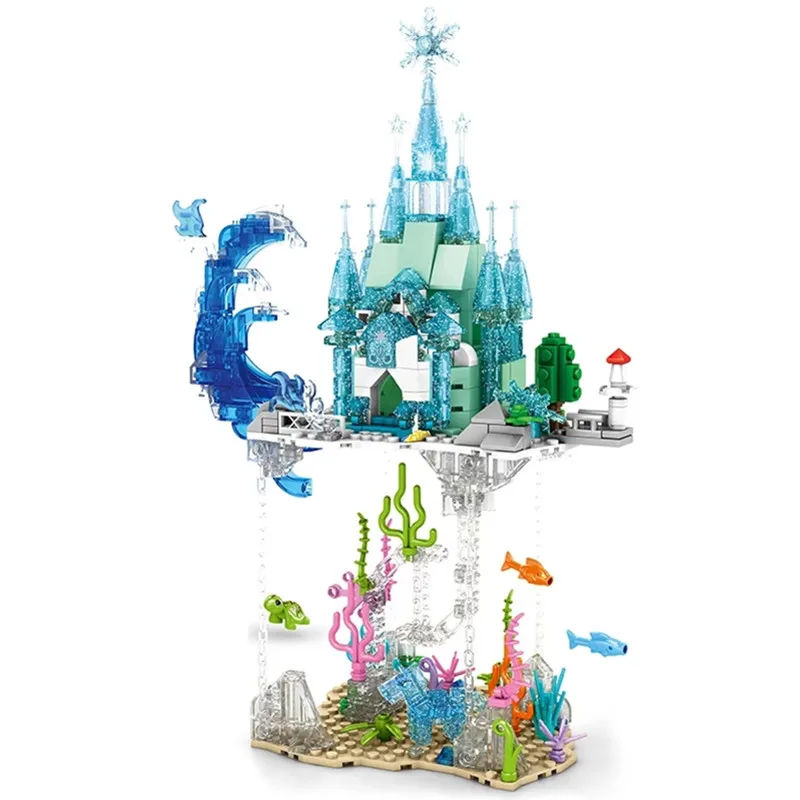 Friends Princess Ice Snow Queen Levitating Sea Castle MOC Figures Building Blocks Set Bricks Model Classic Movie Toys Girls Gift
Friends Princess Ice Snow Queen Levitating Sea Castle MOC Figures Building Blocks Set Bricks Model Classic Movie Toys Girls Gift