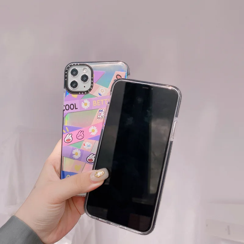 Fashion Color rabbit phone case is suitable for iPhone11 12Pro Max mini X XR XSMax 8 7PluS laser anti-drop protective back cover
Fashion Color rabbit phone case is suitable for iPhone11 12Pro Max mini X XR XSMax 8 7PluS laser anti-drop protective back cover