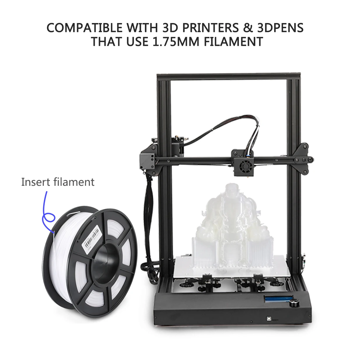KAIGE 3D Printer Filament PETG 1.75mm 2KG Tolerance +/-0.02mm 3D Printing Filament Low shrinkage ROSH Certificate For 3D Print
KAIGE 3D Printer Filament PETG 1.75mm 2KG Tolerance +/-0.02mm 3D Printing Filament Low shrinkage ROSH Certificate For 3D Print