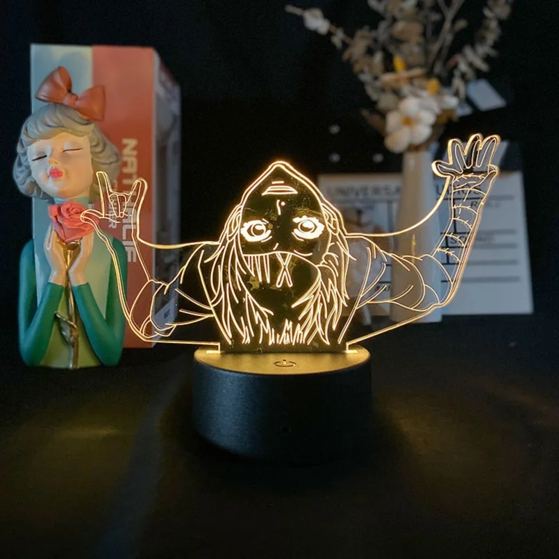 Светодиодный мультяшный светильник Juuzou, персонажи сузуи, 3D USB настольная лампа, аниме ночсветильник для детей, фанаты, подарок на день рожде...
Светодиодный мультяшный светильник Juuzou, персонажи сузуи, 3D USB настольная лампа, аниме ночсветильник для детей, фанаты, подарок на день рожде...