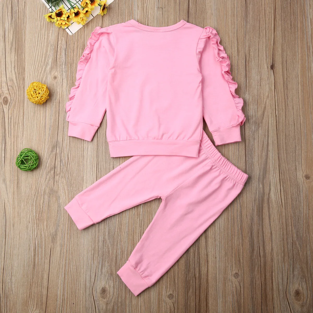 Fall Autumn Solid Kid Baby Girl 6M-3T Clothes Long Sleeve Ruffle Tops Leggings Pants Outfit Tracksuit Spring Set
Fall Autumn Solid Kid Baby Girl 6M-3T Clothes Long Sleeve Ruffle Tops Leggings Pants Outfit Tracksuit Spring Set