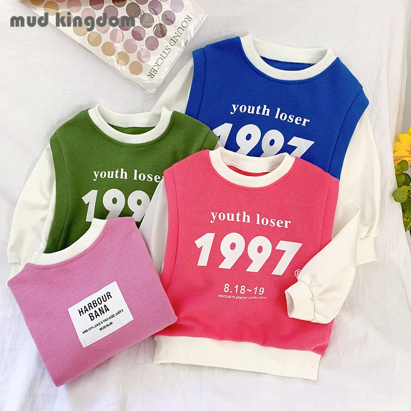 Mudkingdom Fashion Sweatshirts for Boys Girls Casual Number Letter Crew Neck Long Sleeve Tops Baby Spring Patchwork Kids Clothes
Mudkingdom Fashion Sweatshirts for Boys Girls Casual Number Letter Crew Neck Long Sleeve Tops Baby Spring Patchwork Kids Clothes