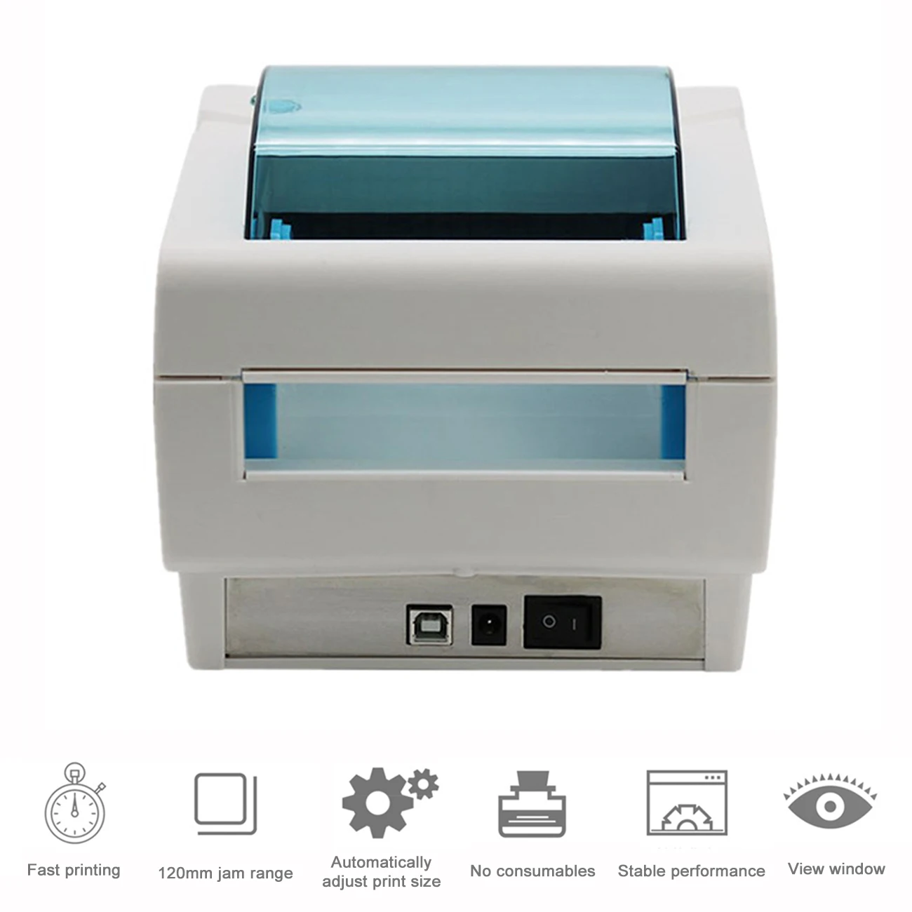 GOOJPRT CC410 Portable Label Printer Thermal Barcode USB/Bluetooth Receipt Auto Peeling for PDF Word TSC
GOOJPRT CC410 Portable Label Printer Thermal Barcode USB/Bluetooth Receipt Auto Peeling for PDF Word TSC