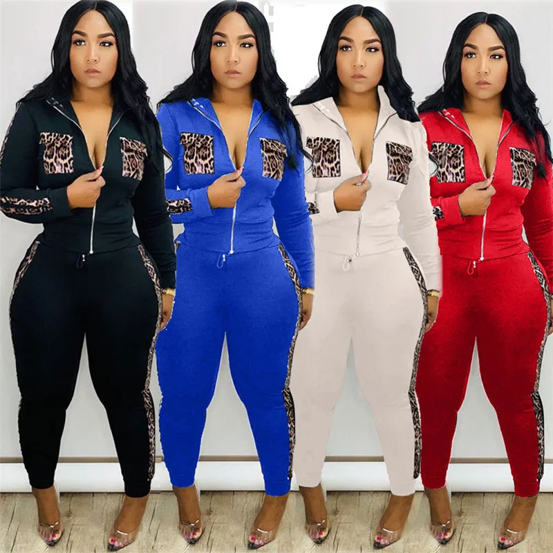 Leopard pocket women 2 pieces set 2020 fashion clothes tracksuit women set autumn spring Outfits
Leopard pocket women 2 pieces set 2020 fashion clothes tracksuit women set autumn spring Outfits