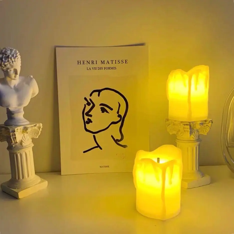 Roman European style antique Candlestick simulation candle Nightlight table decoration student dormitory Desk Decoration
Roman European style antique Candlestick simulation candle Nightlight table decoration student dormitory Desk Decoration