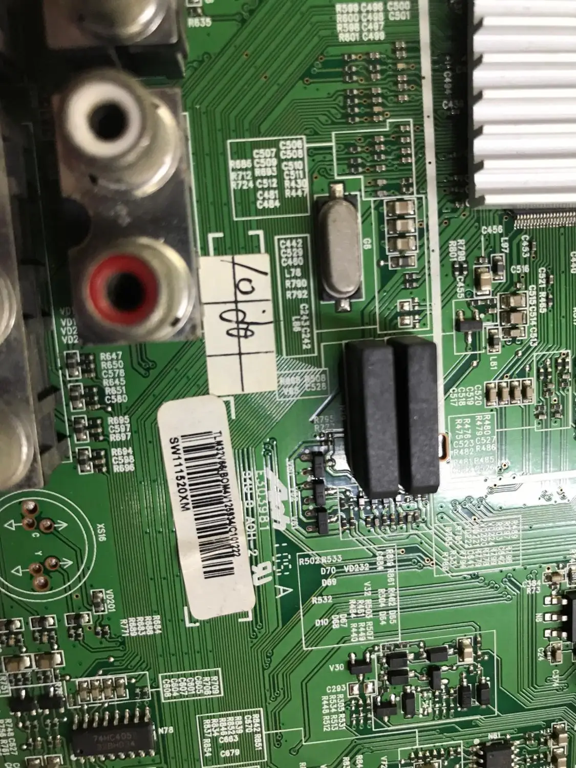 Original TLM32V66 (BOM4) 125934 motherboard RSAG7.820.1873 with screen LTA320AP05
Original TLM32V66 (BOM4) 125934 motherboard RSAG7.820.1873 with screen LTA320AP05