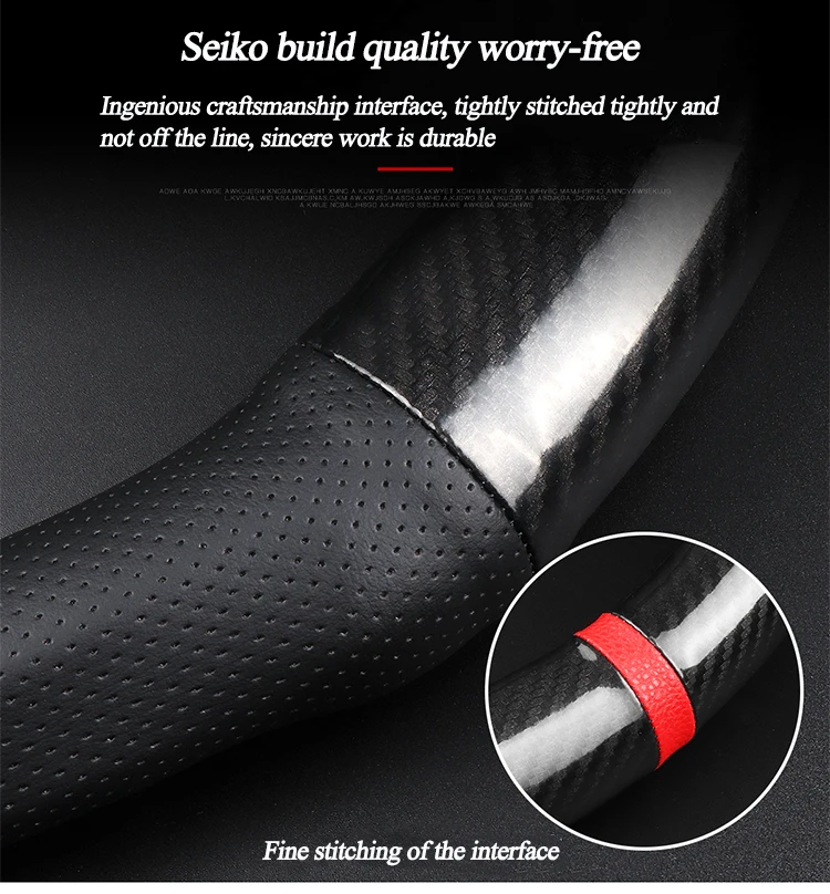 Car Steering Wheel Cover With Carbon fiber And Leather for Fiat Auto Car Accessories steering wheel cover set
Car Steering Wheel Cover With Carbon fiber And Leather for Fiat Auto Car Accessories steering wheel cover set