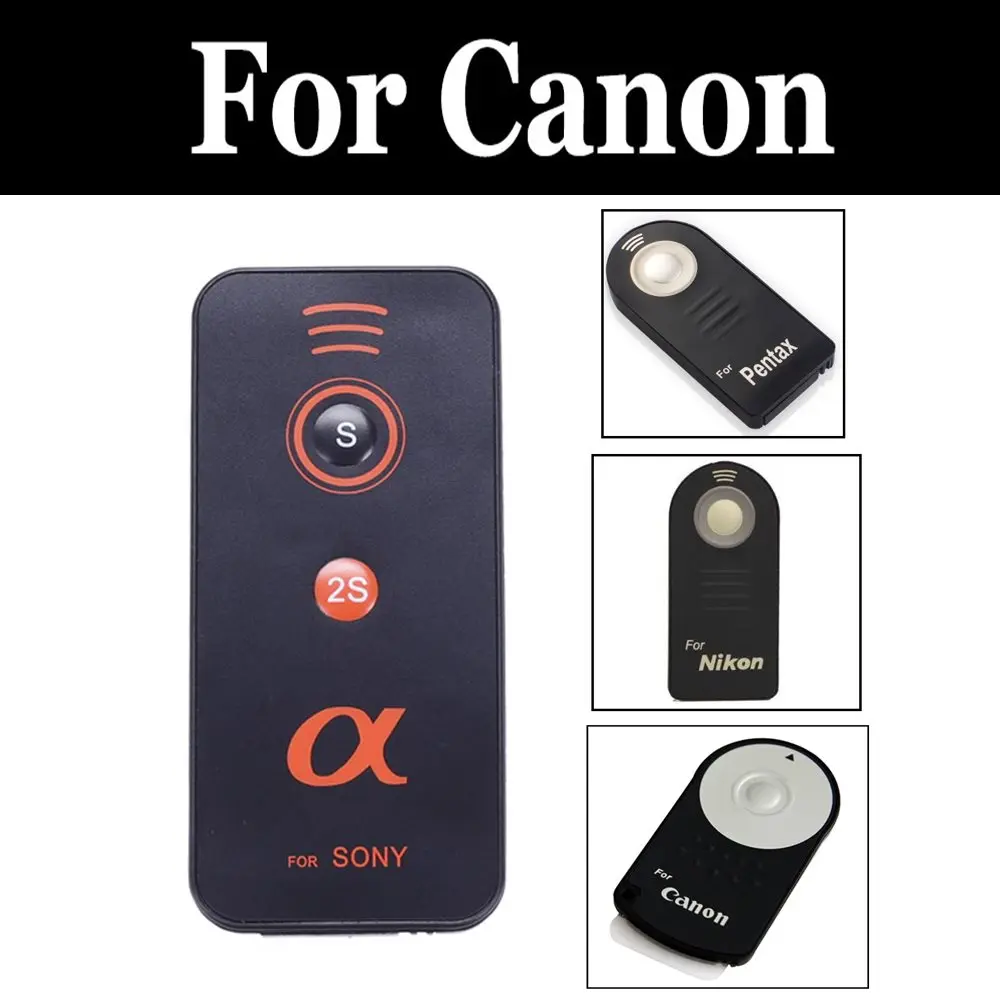 

Newest Ir Infrared Wireless Remote Control Camera Shutter Release For canon Powershot G1 G3 G5 G7 G9 X Mark Ii Iii G12 G15 G16