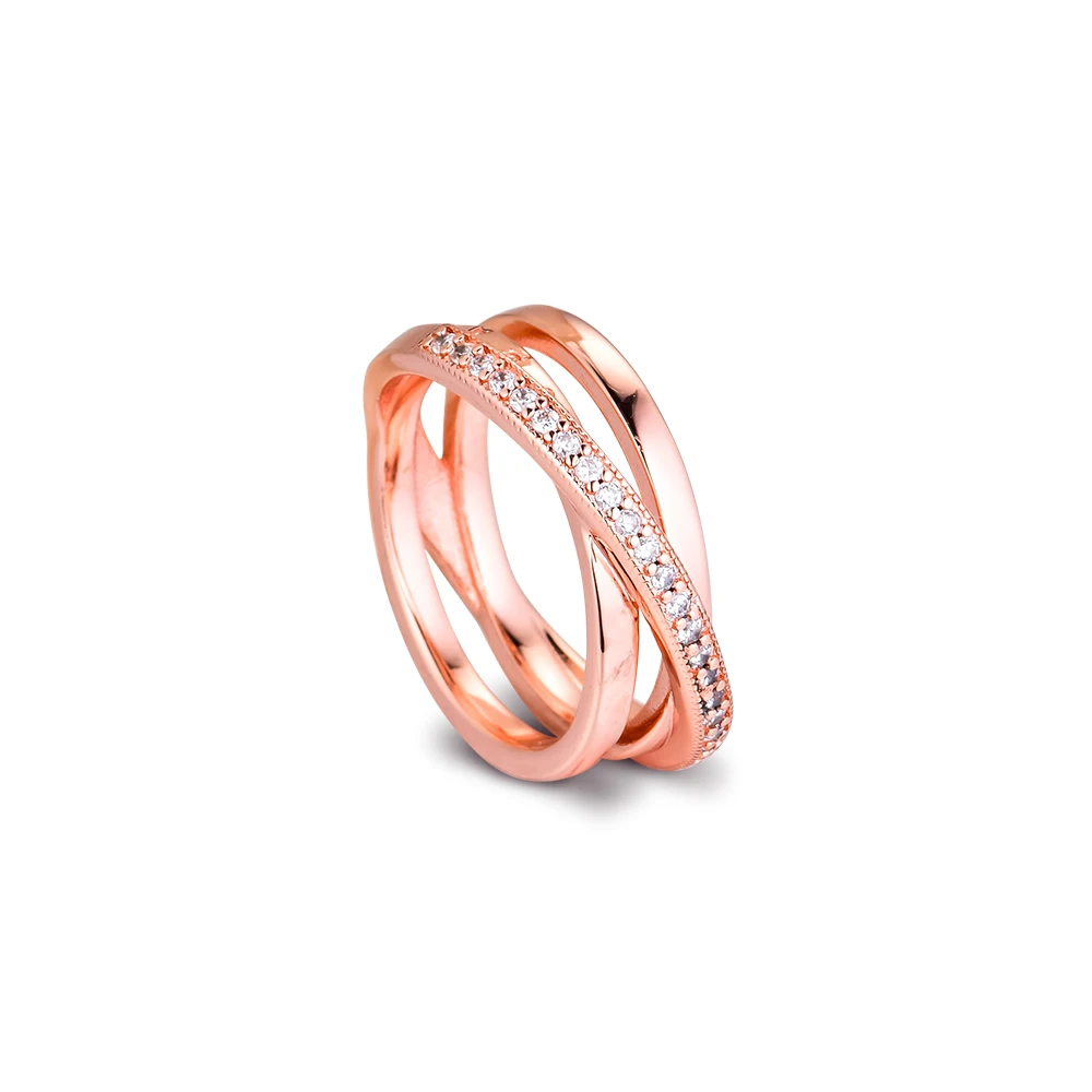 Rose Crossover Pave Triple Band Rings 100% Authentic 925 Sterling-Silver-Jewelry Free Shipping
Rose Crossover Pave Triple Band Rings 100% Authentic 925 Sterling-Silver-Jewelry Free Shipping