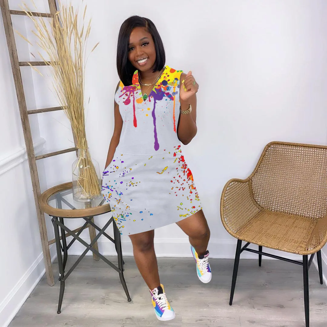 loose-fitting lounge women dress mini dress 2021 summer sweatshirt fabric tie dye matching
loose-fitting lounge women dress mini dress 2021 summer sweatshirt fabric tie dye matching