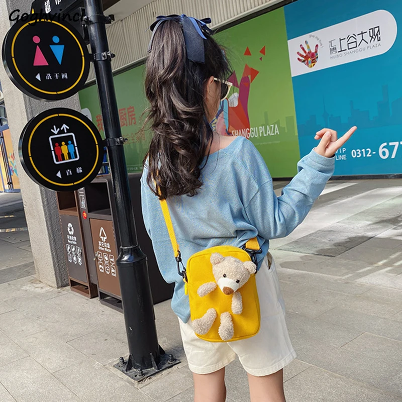 Kids' Shoulder Bags Fashion Canvas Single-shoulder Kawaii Simple Bear Pouch Children Gift 4-color Cross-body All-match Girls New
Kids' Shoulder Bags Fashion Canvas Single-shoulder Kawaii Simple Bear Pouch Children Gift 4-color Cross-body All-match Girls New