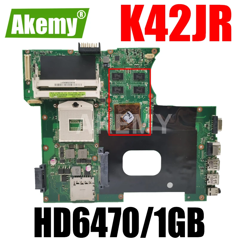Akemy K42JR REV 4.1 Motherboard For Asus K42JZ K42JE k42JK X42J A42J A40J K42JY Laptop Mainboard HD6470/1GB Support i7 cpu
Akemy K42JR REV 4.1 Motherboard For Asus K42JZ K42JE k42JK X42J A42J A40J K42JY Laptop Mainboard HD6470/1GB Support i7 cpu