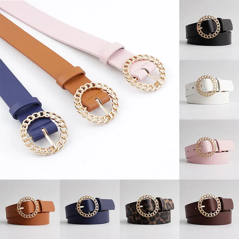 Vintage Round Metal Pin Buckle Belt Waistband Women Faux Leather Belts Newest Belt Round Buckle Jeans Waist Belt Accessories
Vintage Round Metal Pin Buckle Belt Waistband Women Faux Leather Belts Newest Belt Round Buckle Jeans Waist Belt Accessories