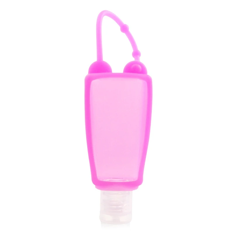 Clear 30ml Empty Bottle with Silicone Keychain Holder Hand Sanitizer Container E65F
Clear 30ml Empty Bottle with Silicone Keychain Holder Hand Sanitizer Container E65F
