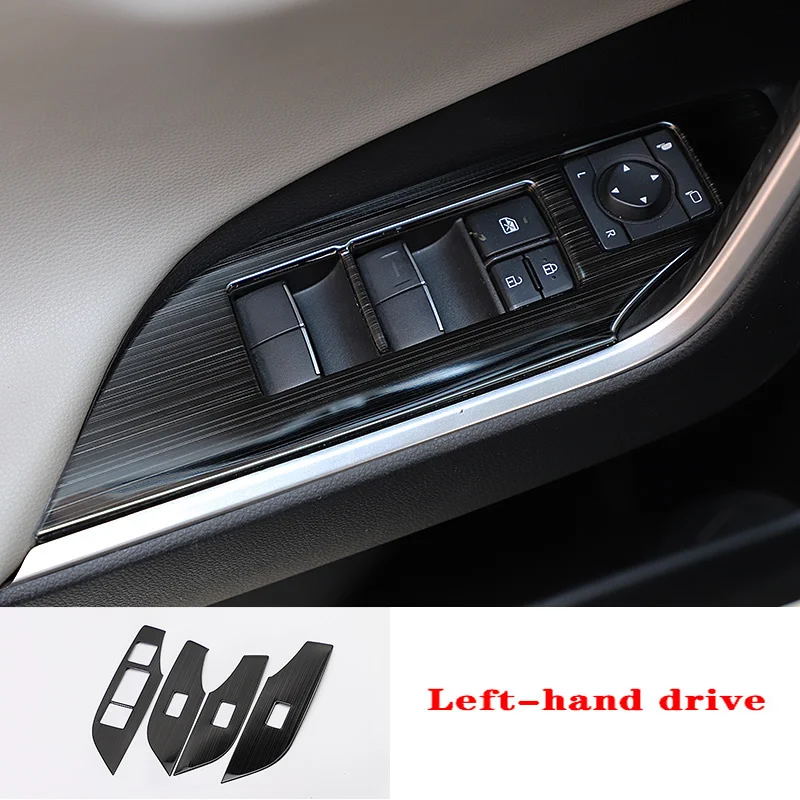 Left and right hand driving Stainless steel car window switch decoration sticker for Toyota RAV4 2020
Left and right hand driving Stainless steel car window switch decoration sticker for Toyota RAV4 2020