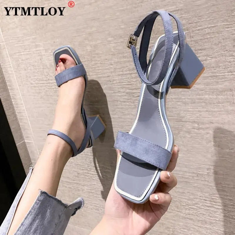Ladies Ankle-wrap Shoes Summer Gladiator Sandals Women Square Heel Party Wedding High Heel Sandals Open Casual Sexy Blue
Ladies Ankle-wrap Shoes Summer Gladiator Sandals Women Square Heel Party Wedding High Heel Sandals Open Casual Sexy Blue