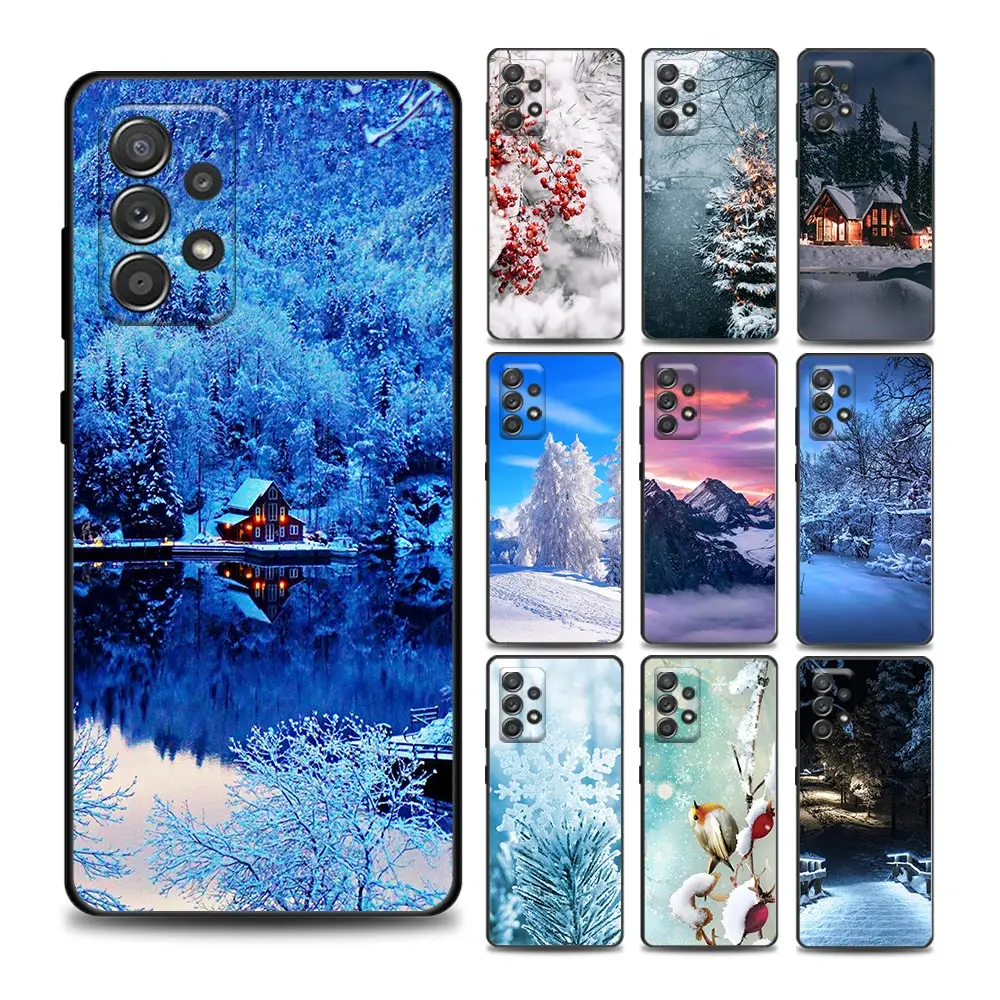 Covers Landscape Winter Phone Case for Samsung A01 A11 A12 A21S A31 A41 A42 A51 A71 A02S A32 A02 A52 A72 A22 A52S A03S TPU Cover
Covers Landscape Winter Phone Case for Samsung A01 A11 A12 A21S A31 A41 A42 A51 A71 A02S A32 A02 A52 A72 A22 A52S A03S TPU Cover
