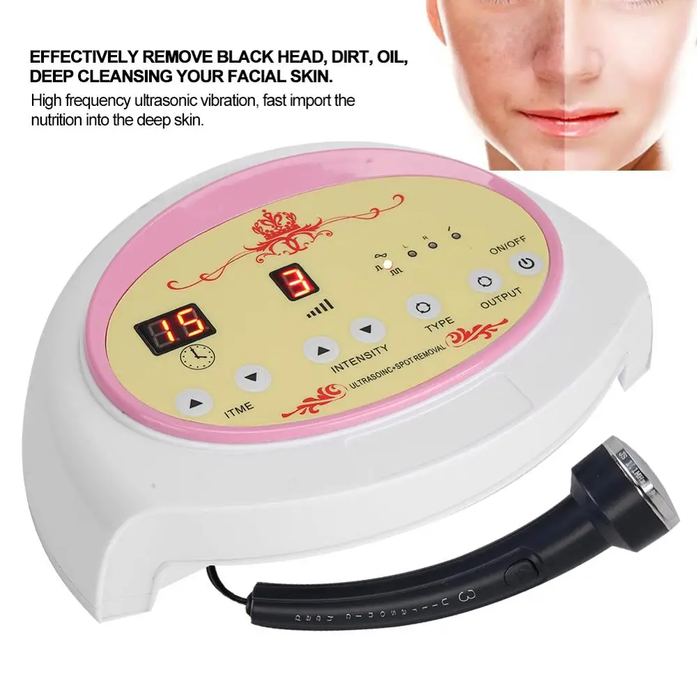 Ultrasonic Beauty Machine Removes Spotted Blackheads Dirt Deep Cleansing Facials Anti-wrinkle Anti-aging Rejuvenation Instrument
Ultrasonic Beauty Machine Removes Spotted Blackheads Dirt Deep Cleansing Facials Anti-wrinkle Anti-aging Rejuvenation Instrument