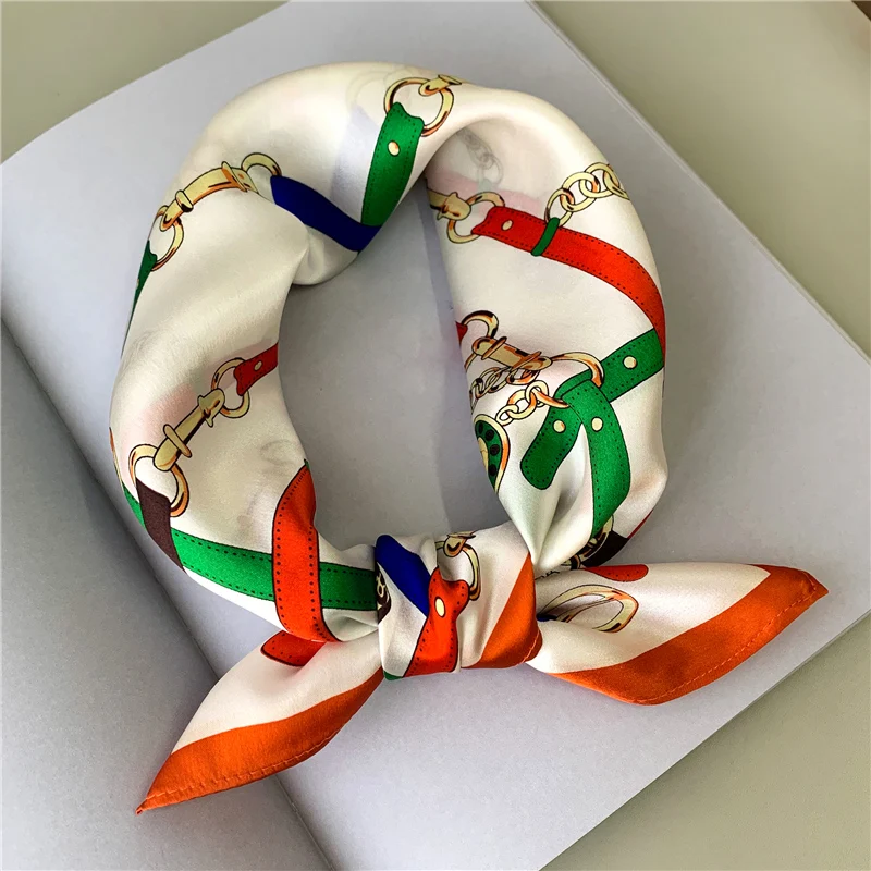 Foulard Female Neck Scarf Hairband Design Print Real Silk Neckerchief Scarves Small Women Bandana 2021 Spring New
Foulard Female Neck Scarf Hairband Design Print Real Silk Neckerchief Scarves Small Women Bandana 2021 Spring New