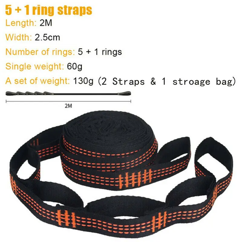2pcs/set 2m Adjustable Hammock Straps Outdoor Camping Hanging Swing Rope For Backyard Garden
2pcs/set 2m Adjustable Hammock Straps Outdoor Camping Hanging Swing Rope For Backyard Garden