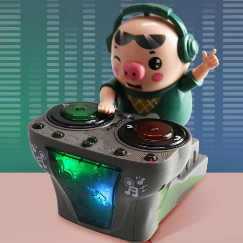 Funny Electronic Music Toy Novelty DJ Pig Dance Moving with Cheerful Sounds Interactive Flashing Toys Early Education
Funny Electronic Music Toy Novelty DJ Pig Dance Moving with Cheerful Sounds Interactive Flashing Toys Early Education