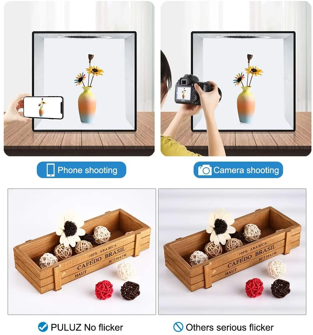 30cm Mini Folding Lightbox Photography Photo Studio Softbo Panel LED Light Soft Box Photo Background Light box for DSLR Camera
30cm Mini Folding Lightbox Photography Photo Studio Softbo Panel LED Light Soft Box Photo Background Light box for DSLR Camera