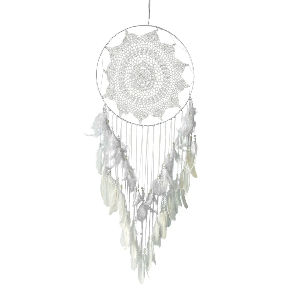 Extra Large Dream Catchers White Feather Wind Chime Hanging Home Decor Dreamcatchers Wedding Party Supplies 
Extra Large Dream Catchers White Feather Wind Chime Hanging Home Decor Dreamcatchers Wedding Party Supplies