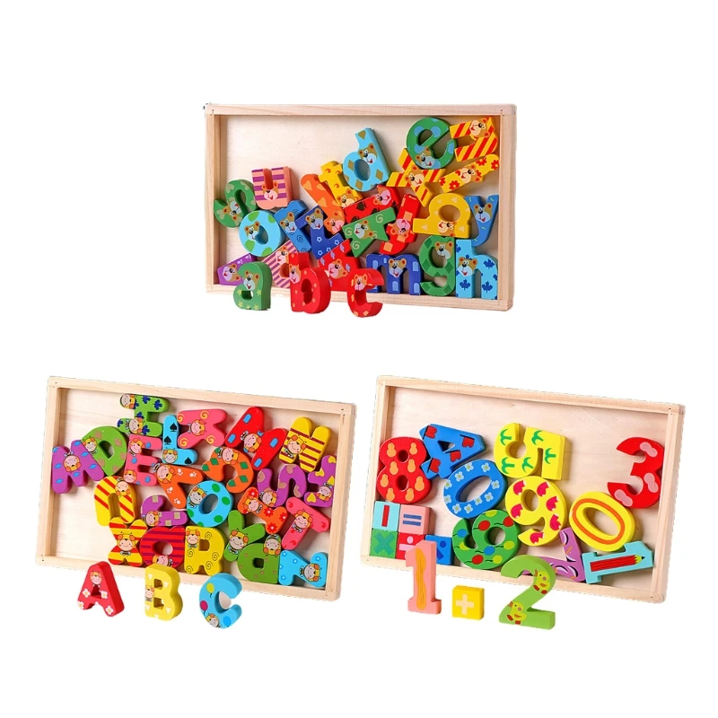 Wooden Letter Number Construction Puzzle Educational Blocks Toy Set Colorful Toy
Wooden Letter Number Construction Puzzle Educational Blocks Toy Set Colorful Toy