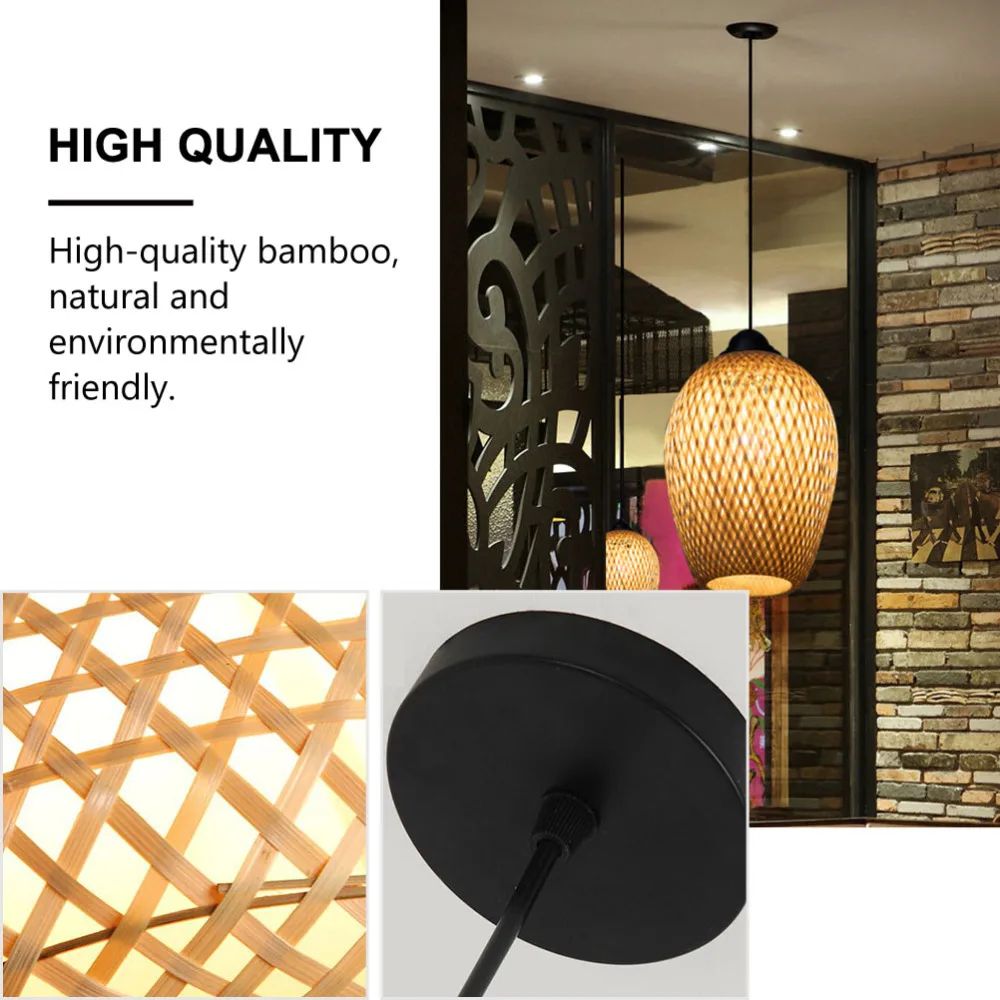 1Pc Household Zen Style Lamp Ceiling Lamp Adornment Household Bamboo Woven Light
1Pc Household Zen Style Lamp Ceiling Lamp Adornment Household Bamboo Woven Light