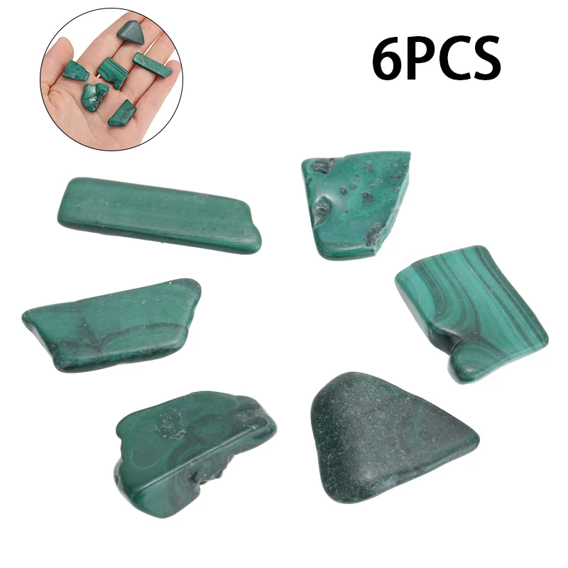 6pcs Tumbled Malachite Healing Reiki Chakra Quartz Crystal Stone Gemstone For Chakra Healing Fengshui Decortion
6pcs Tumbled Malachite Healing Reiki Chakra Quartz Crystal Stone Gemstone For Chakra Healing Fengshui Decortion