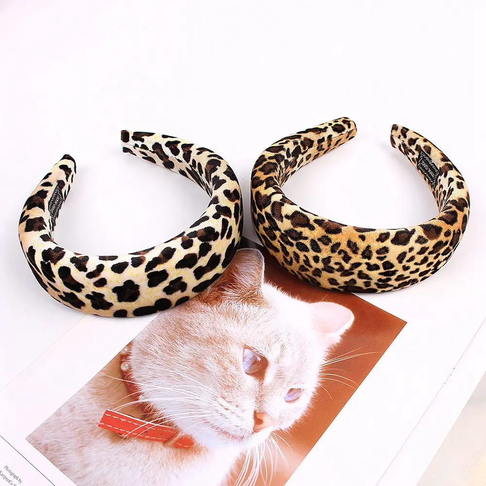 FASACC Leopard Velvet Headband Headbands For Women Sponge Bezel Hair Band Hairband Head Woman Winter Hair Accessories Headdress
FASACC Leopard Velvet Headband Headbands For Women Sponge Bezel Hair Band Hairband Head Woman Winter Hair Accessories Headdress