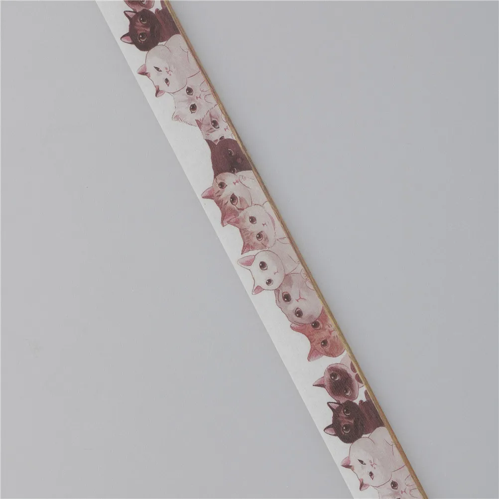 1Pc Washi Tape Gatos Curiosos Podem Rasgar Fita Embalada Com Fita De Papel Washi Escolar Fita 10m Fita Adesiva Diy Album
1Pc Washi Tape Gatos Curiosos Podem Rasgar Fita Embalada Com Fita De Papel Washi Escolar Fita 10m Fita Adesiva Diy Album