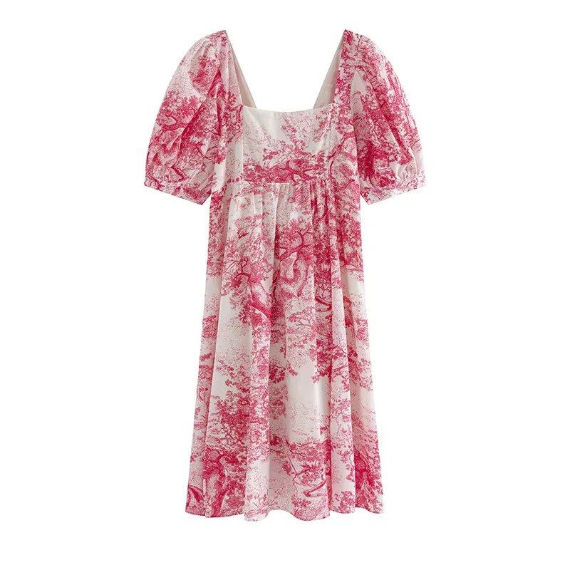 Fashion Women Cottagecore Dress Printed Women's Spring 2021 Korean Version of The New Slim Square Collar Red Skirt sexy dress
Fashion Women Cottagecore Dress Printed Women's Spring 2021 Korean Version of The New Slim Square Collar Red Skirt sexy dress