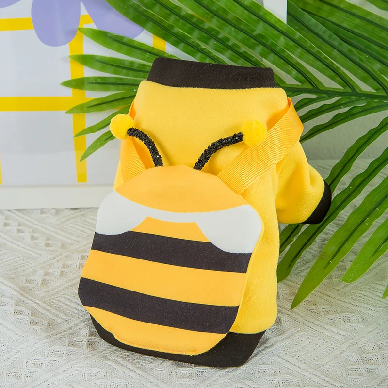 Pet Dog Cute Bee Stereo backpack Dog Sweater Small Cat Dog Clothes Yorkie Hoodie Pet Clothing Spring Autumn For Chihuahua Dogs
Pet Dog Cute Bee Stereo backpack Dog Sweater Small Cat Dog Clothes Yorkie Hoodie Pet Clothing Spring Autumn For Chihuahua Dogs