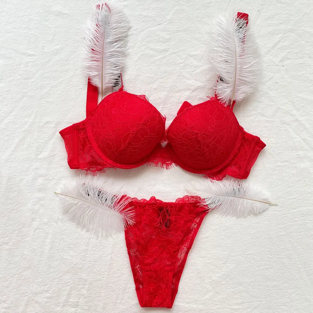 Brand Design Sexy Lace Lingerie Set Push Up Bra And Panty 2 piece Brief Sets Women Letter Rhinestone Comfort Underwear Set Pink
Brand Design Sexy Lace Lingerie Set Push Up Bra And Panty 2 piece Brief Sets Women Letter Rhinestone Comfort Underwear Set Pink