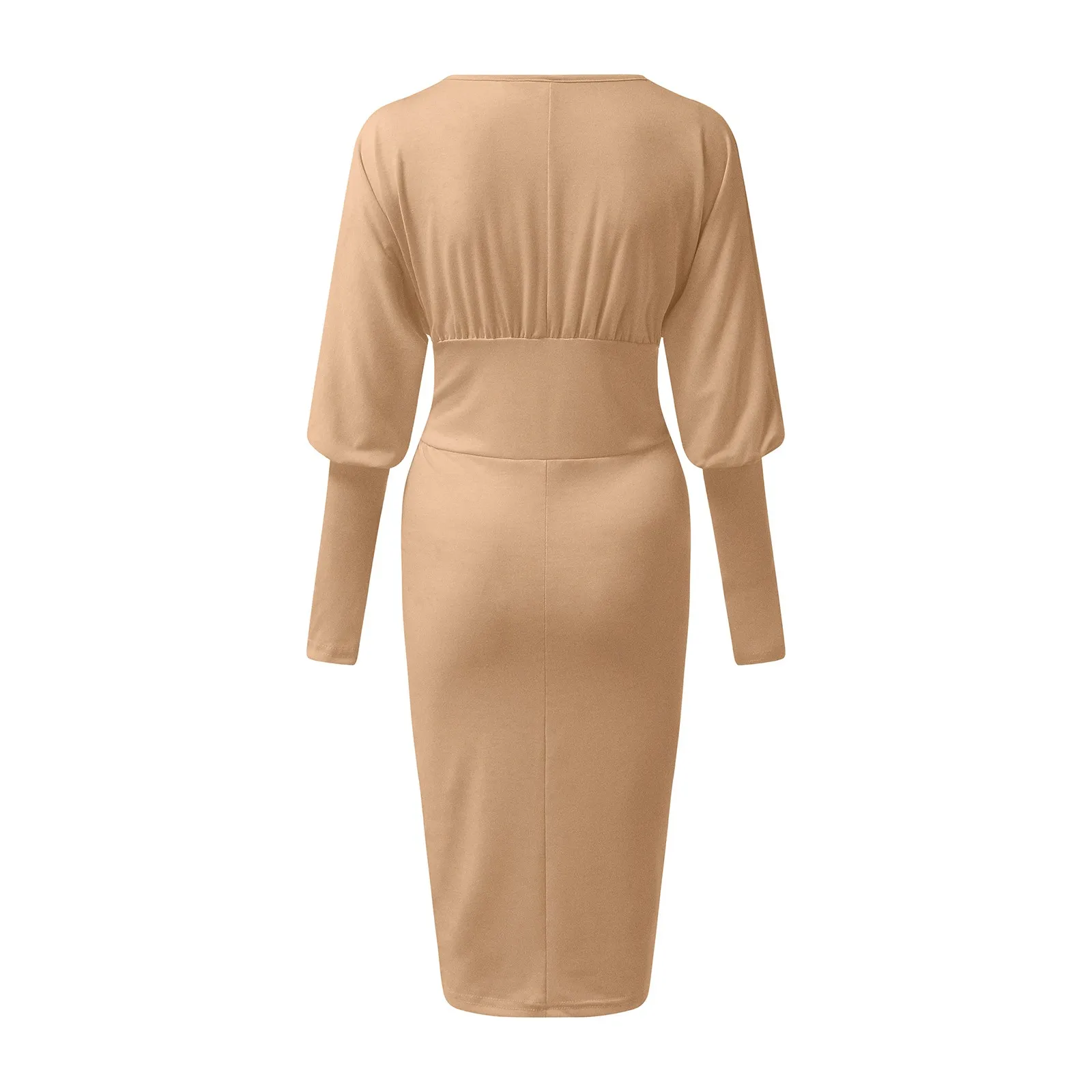 Elegant Dresses Women Long Sleeve Lantern Sleeve Waist V-neck Slim Pullover Dress Lantern Sleeve Hollow Out Office Dress Robe
Elegant Dresses Women Long Sleeve Lantern Sleeve Waist V-neck Slim Pullover Dress Lantern Sleeve Hollow Out Office Dress Robe