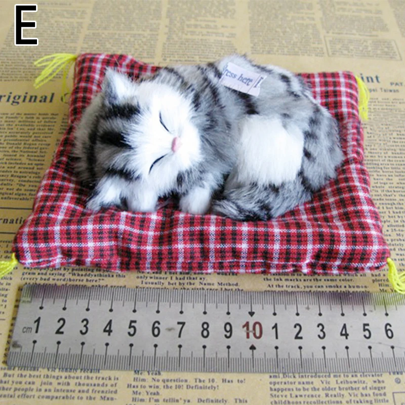 Simulation Cat Sleeping Cat Doll Cloth Pad Small Mini Plush Animal Birthday Gift Stuffed Toys Ornaments Home Decorative
Simulation Cat Sleeping Cat Doll Cloth Pad Small Mini Plush Animal Birthday Gift Stuffed Toys Ornaments Home Decorative
