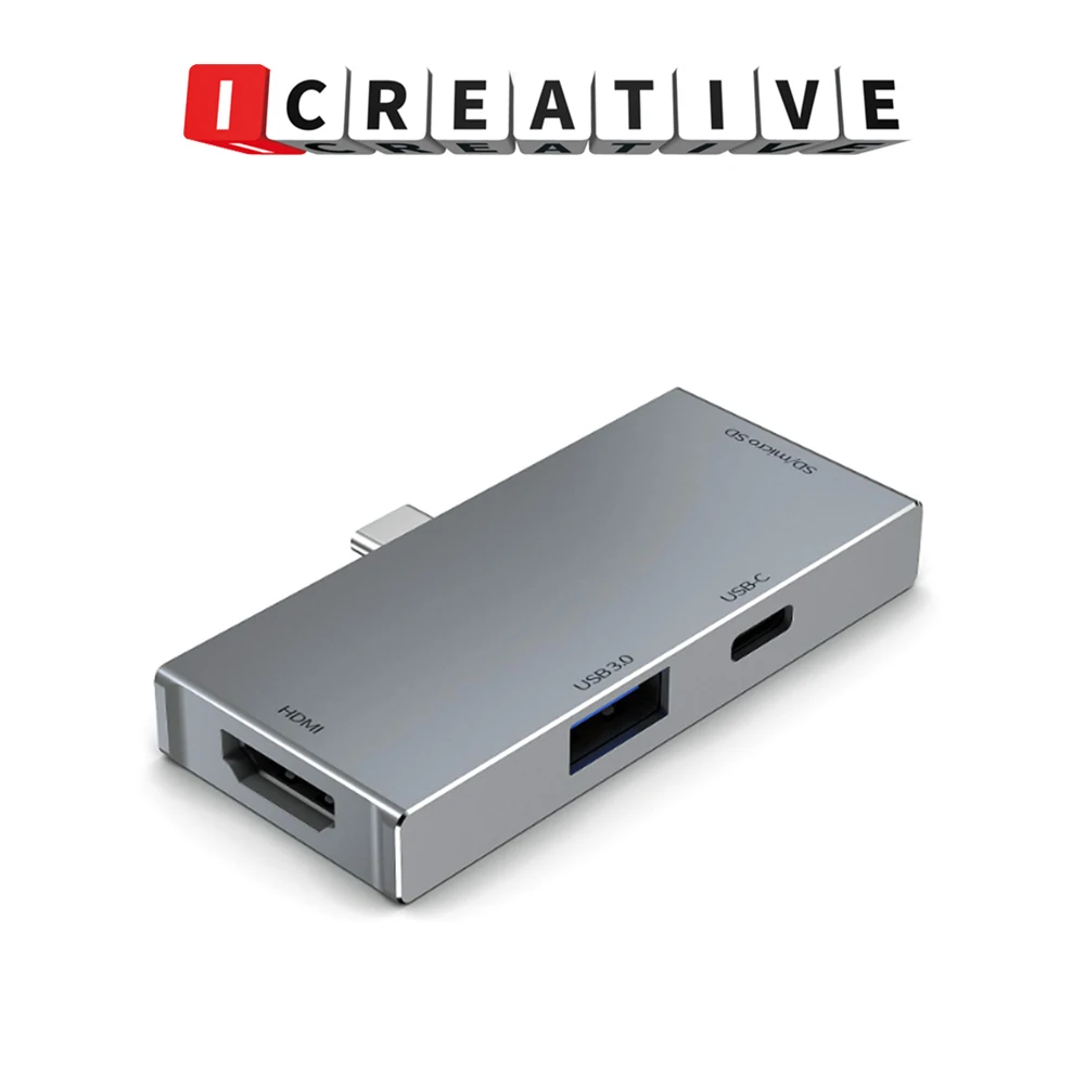 Док-станция Icreative Type-C 5 в 1 Hub 4K HDMI PD 60W SD/TF конвертер адаптер для Macbook DELL
Док-станция Icreative Type-C 5 в 1 Hub 4K HDMI PD 60W SD/TF конвертер адаптер для Macbook DELL