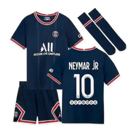 

psg kids 22 21 2022 2021 MBAPPE VERRATTI MARQUINHOS KIMPEMBE fourth CAVANI DI MARIA KEAN football shirt