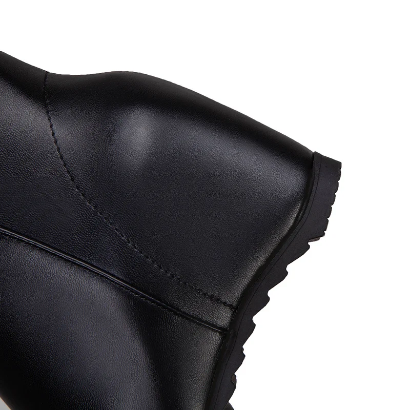 NASBAVI new fashion PU contracted Europe and America British style zipper height increasing Bow rhinestone winter short boot
NASBAVI new fashion PU contracted Europe and America British style zipper height increasing Bow rhinestone winter short boot