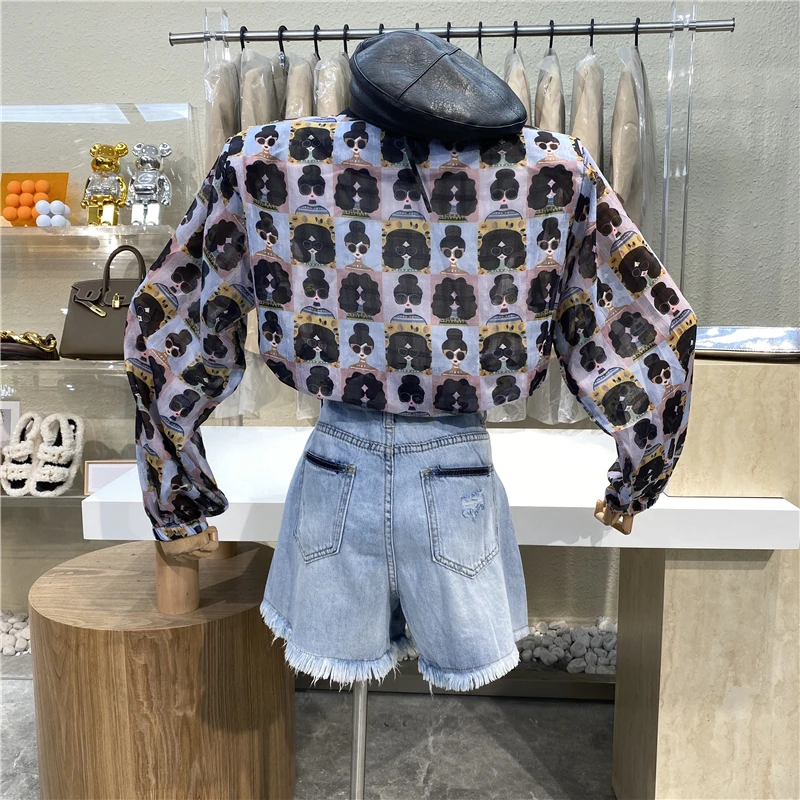 Brand Original Design Cartoon Portrait Print Baseball Coat 2021 New Thin Long-Sleeved Zip-Up Sunscreen Top
Brand Original Design Cartoon Portrait Print Baseball Coat 2021 New Thin Long-Sleeved Zip-Up Sunscreen Top