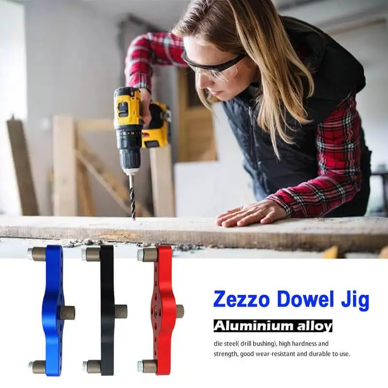 Zezzo Dowel Jig Woodworking Drilling Locator Self Centering Drill Guide Kit Hole Puncher Convenient
Zezzo Dowel Jig Woodworking Drilling Locator Self Centering Drill Guide Kit Hole Puncher Convenient