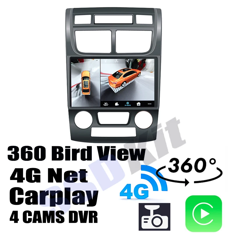 Для KIA Sportage JE KM 2004 ~ 2010 автомобильная аудиосистема навигация GPS Carplay DVR 360 Birdview около 4G Android
Для KIA Sportage JE KM 2004 ~ 2010 автомобильная аудиосистема навигация GPS Carplay DVR 360 Birdview около 4G Android