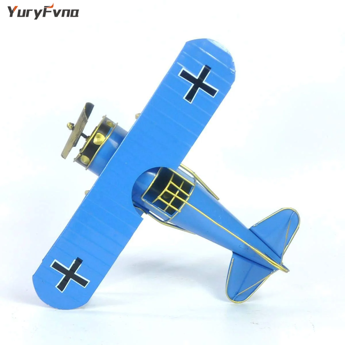 YuryFvna Vintage wrought iron airplane crafts metal biplane decorative souvenir desktop decoration best choice blue
YuryFvna Vintage wrought iron airplane crafts metal biplane decorative souvenir desktop decoration best choice blue