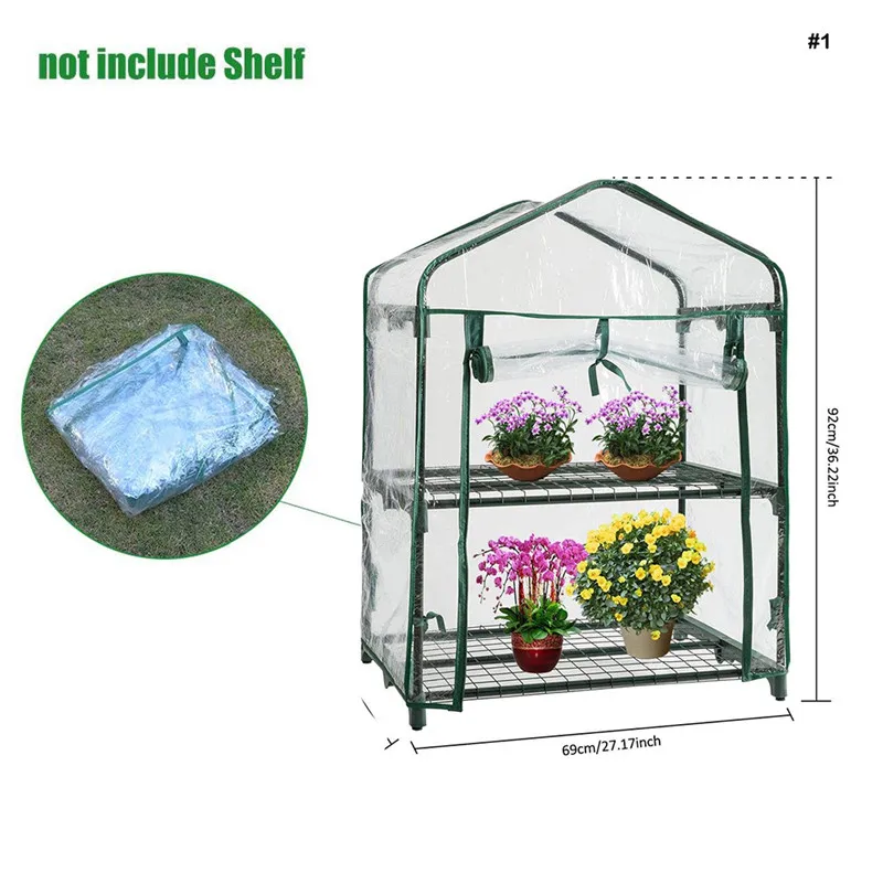Garden Greenhouse Outdoor Grow Tent Grow Bag Grow House PVC Cover Plastic Garden Green House Windows Openeing Plant Stand 
Garden Greenhouse Outdoor Grow Tent Grow Bag Grow House PVC Cover Plastic Garden Green House Windows Openeing Plant Stand