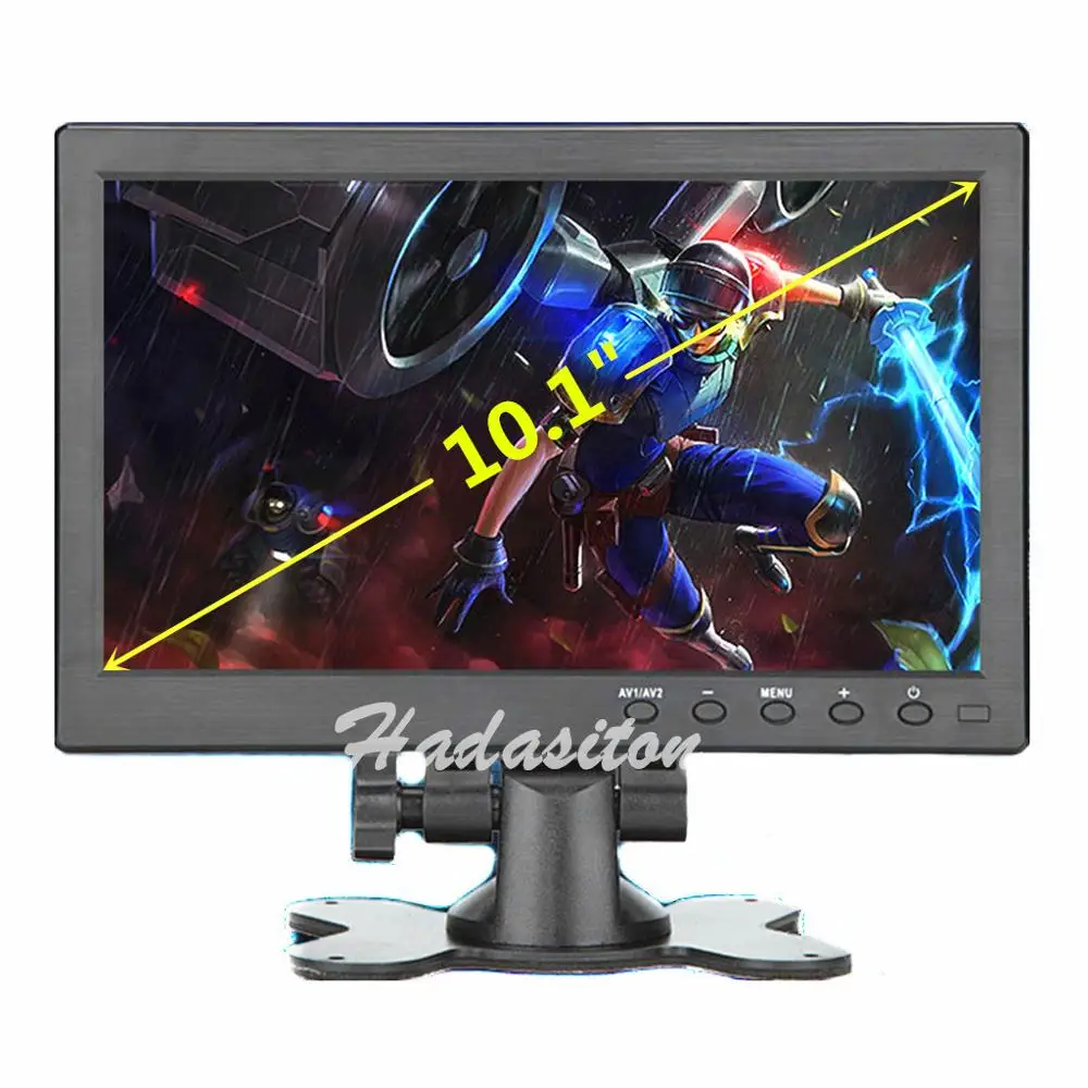 Автомобильный монитор 10 1 дюймовый экран HD 1024*600 MP5 плеер домашний ПК дисплей