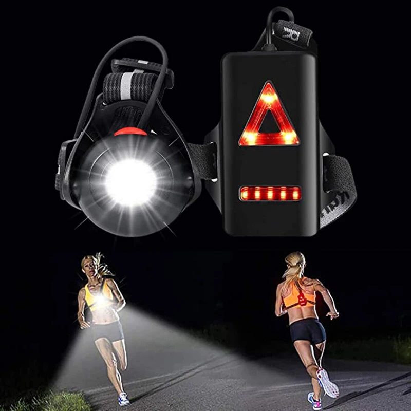 Outdoor Night Running Lights LED Chest Light Back Warning Light with Rechargeable Battery for Camping Hiking Running Adventure
Outdoor Night Running Lights LED Chest Light Back Warning Light with Rechargeable Battery for Camping Hiking Running Adventure
