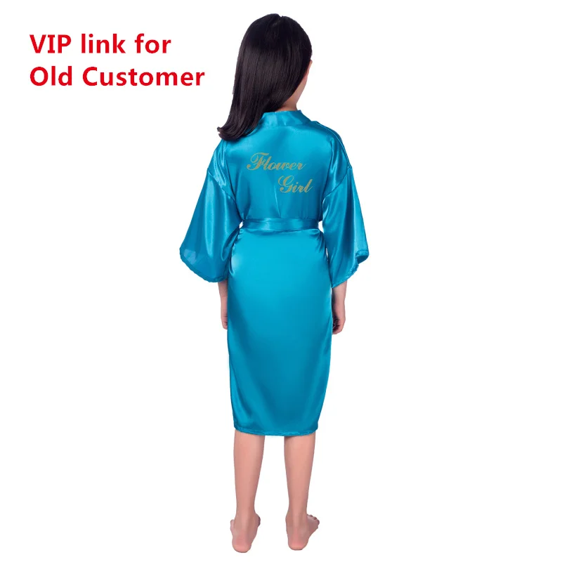 VIP link Flower girl gold letter robes solid satin kids robes bridesmaid bath robes B25-vip
VIP link Flower girl gold letter robes solid satin kids robes bridesmaid bath robes B25-vip